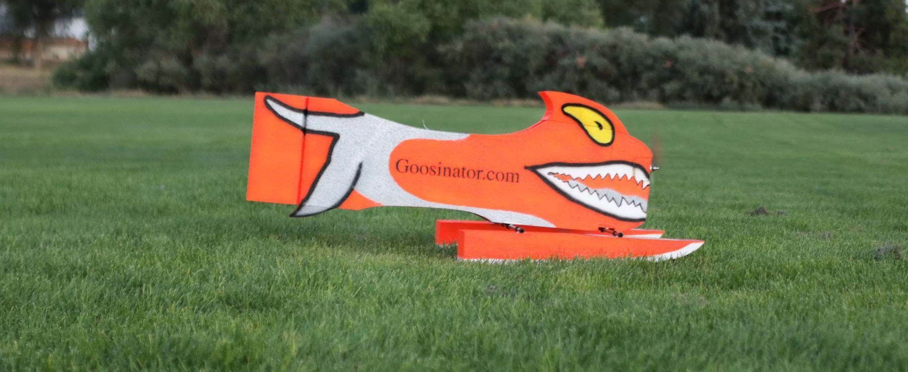 The Goosinator parked on a fairway