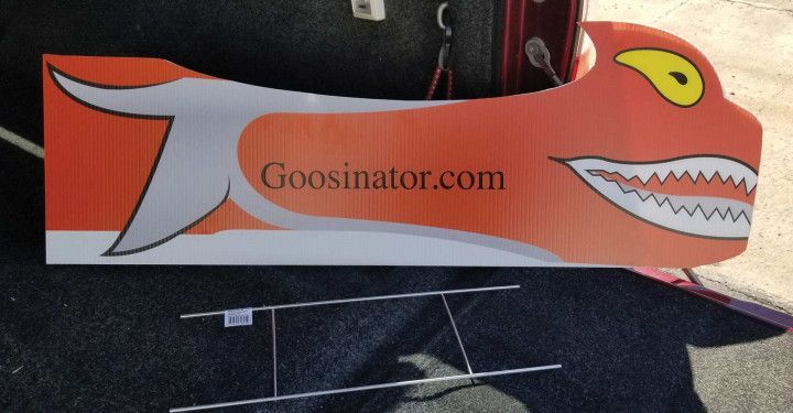 A Goosinator loaded for transport